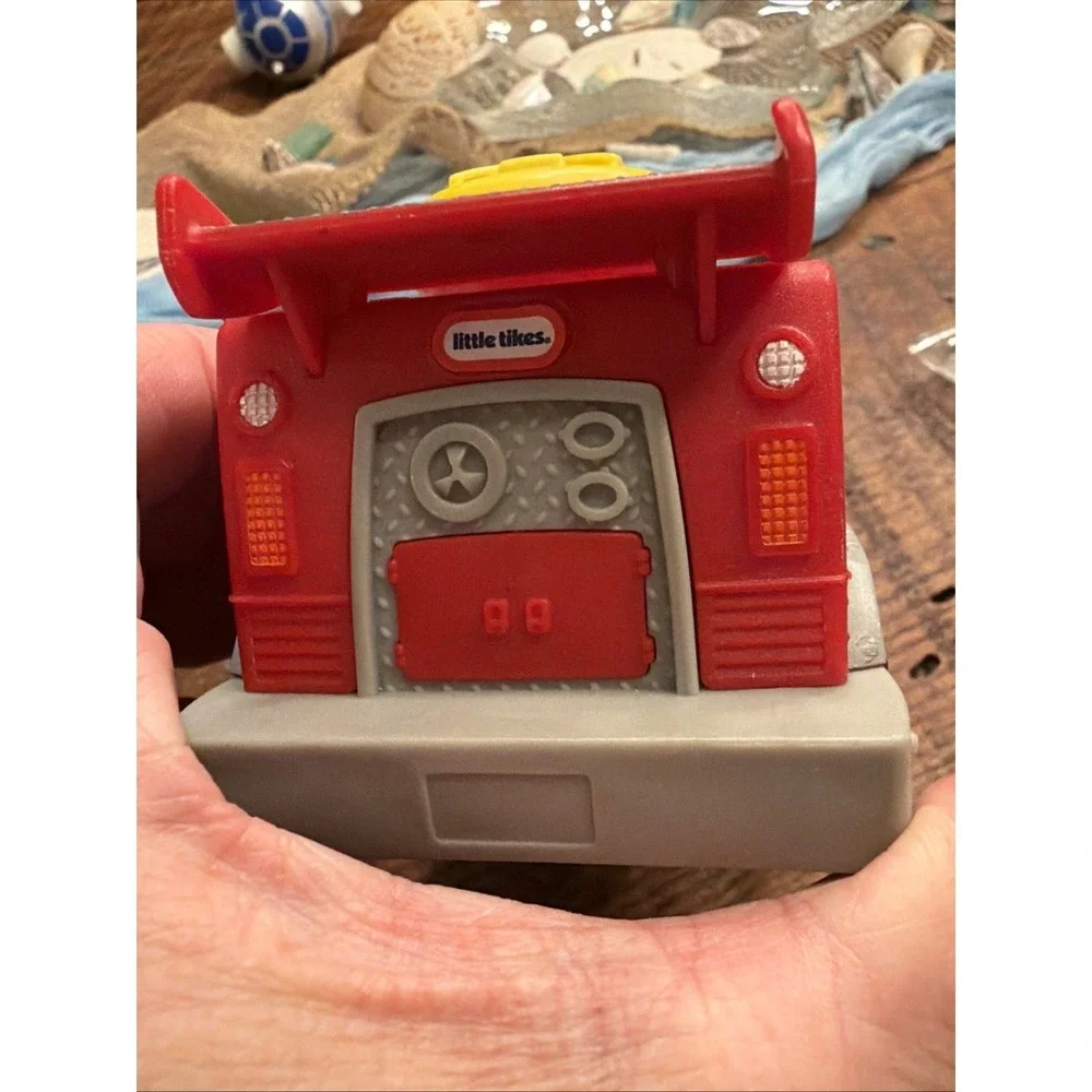 Little Tikes Slammin Racers Red Fire Engine Truck All Parts Working And Sound